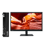 联想/LENOVO ThinkCentre M730q-C016+ThinkVision TE22-14（21.45英寸） 酷睿 I3-10100T/21.45/集成显卡/共享内存/512GB/无/Windows 11家庭中文版/8GB/台式计算机